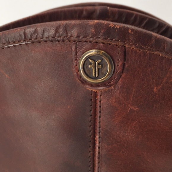 New Frye Melissa Button 2 Boots Redwood 9 - Picture 4 of 12